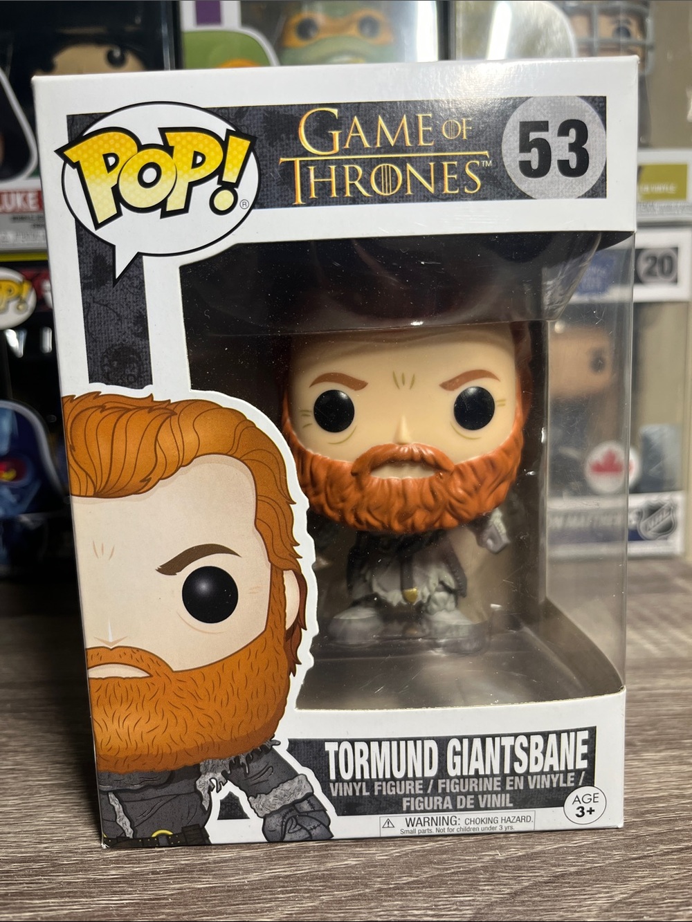 Funko Pop! Game of Thrones Tormund Giantsbane - Orange Beard, Brown Outfit